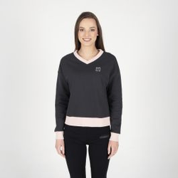LA TERRA Duks adela v neck sweatshirt W