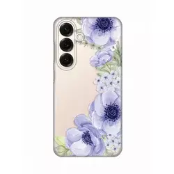 Torbica Silikonska Print Skin za Samsung S931B Galaxy S25 Blue Roses