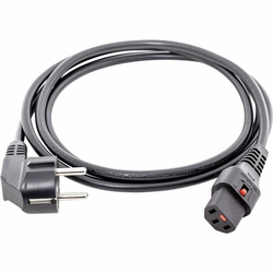 HAWA Priključni kabel za hladne uređaje 1008271 HAWA [šuko utikač - utičnica za hladne uređaje C13] crna 2.00 m