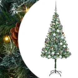 Umjetno božićno drvce s stalakom Zelena 180 cm PVC i čelik
