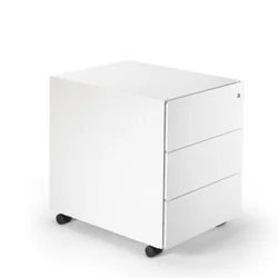 Rollbox metalni nameštaj, 542 × 422 × 535mm, Beli