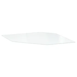 UTRUSTA Polica,ugaoni zidni ormarić, staklo, 68 cm