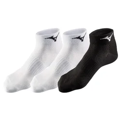 MIZUNO Športne nogavice, črna, bela