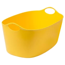 TORKIS Fleks. korpa za veš,unutra/spolja, žuta, 35 l