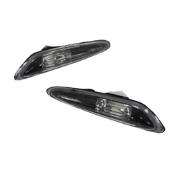 OEM Kristalni bočni migavci BMW E46 (01-05), Crni