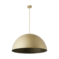 Luster na sajli SFERA 1xE27/60W/230V prečnik 50 cm zlatna/crna