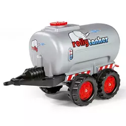 Prikolica Rolly Toys cisterna siva 122127