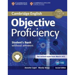 Objective Proficiency Students Book without Answers with Downloadable Software