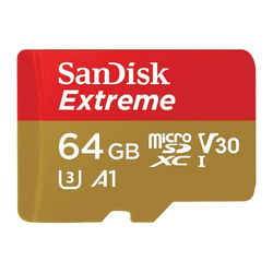 SanDisk Mikro SDXC Extreme spominska kartica Class V30 GoPro - 64GB