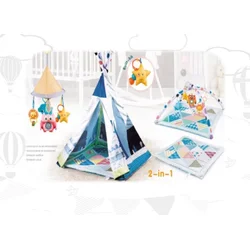 KikkaBoo Podloga za igru šator 2in1 Adventure Boy (KKB10248)
