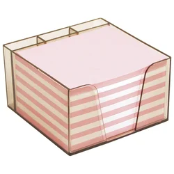 BLOK KOCKA PVC 10X8,5X6CM S PAPIROM U BOJI ELISA