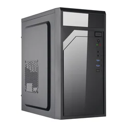 Ohišje EUROCASE ML M6-590B, Mini Tower, 1xUSB-C, 2x USB 3.0, 2x audio, črno
