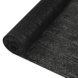 Mreža za privatnost crna 2 x 50 m HDPE 195 g/m2
