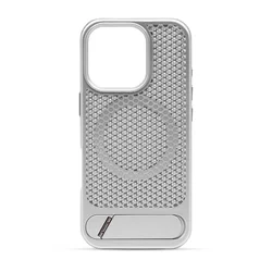 Maska za telefon HOLEY MAGSAFE za Iphone 16 Pro, Srebrna