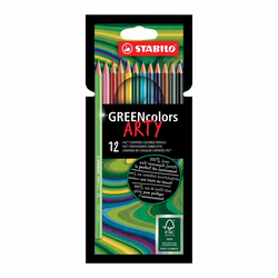 STABILO Drvene bojice Green Arty/ set 1/12