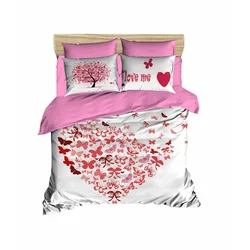 Lessentiel Maison Posteljina 187, 200x220cm, Belo-roze