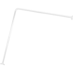 Tendance Držač Za Zavese Za Kadu 0X80X80Cm Aluminijum Bela