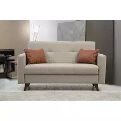 Atelier del Sofa Dvosed na razvlačenje Polya 151x86x75cm Bež