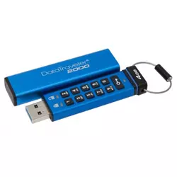 Kingston USB ključ Kingston DataTraveler® 2000 4 GB Blau DT2000/4GB USB 3.1