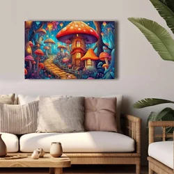 Wallity Dekorativna slika na platnu, 45x70cm, Šarena
