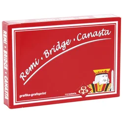 KARTE IGRAĆE REMI-BRIDGE-CANASTA 1/112 GRAFIKA GRAFOPRINT