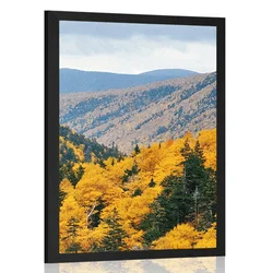Plakat razgled na veličastne gore - 20x30 silver