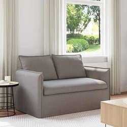 vidaXL Kavč Taupe 195 x 82 x 85 cm Kovina