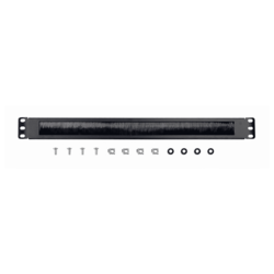 Gembird Vodilo za kable 19, 1U, 19A-BRUSH-02