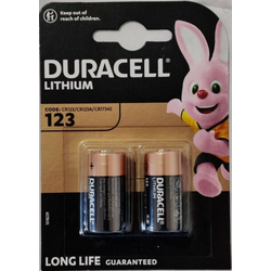 DURACELL Baterije HPL 123/ 3V/ 140mAh/ Lithium 17x33/4mm/ 2 kom (cena po komadu)