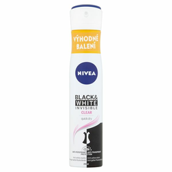 NIVEA Deo Black & White Clear dezodorans u spreju 200ml