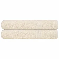 Ručnici za saunu FROGN 2 kom krem boje 80x200 cm 360 g/m2
