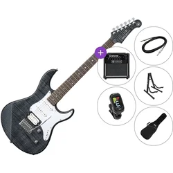 Yamaha Pacifica 212V FM SET 2 Translucent Black Električna kitara