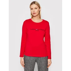 Tommy Hilfiger Bluza WW0WW30720 Rdeča Regular Fit