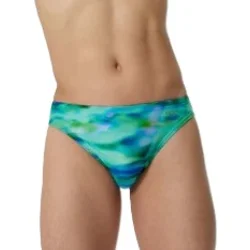 Speedo printed brief green/blue m - uk34