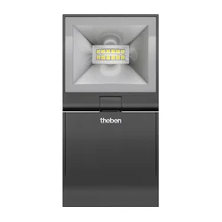 theben - LED zidni reflektor LED/10W/230V crni IP55
