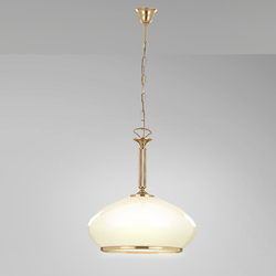 Luster na lancu ASTORIA 1xE27/15W/230V zlatna
