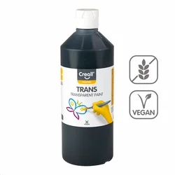 Transparentna barva Creall 500 ml - črna