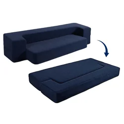 Zložljiva postelja 2v1 Dormeo modra  NAVY