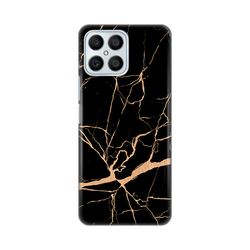 Silikonska maska za Honor X8 All Black Print crna