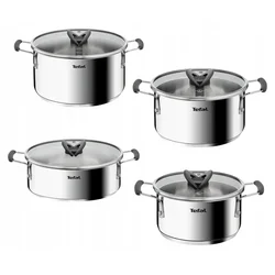 Tefal Opti Space 8-delni set posode, Thermo Fusion (G7378S55)