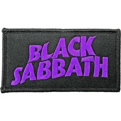 Black Sabbath Wavy Logo Iron-On Patch