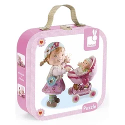 Janod 4-u-1 Puzzle J02881 – Lili i lutka