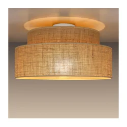 Stropno svetlo BOHO 1xE27/60W/230V, prečnik 40 cm, bež