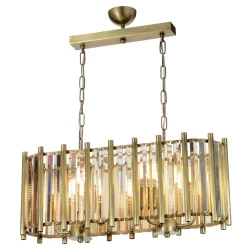 Opviq Luster Av-65222-Ym-E, 75x65x22cm, Zlatne boje