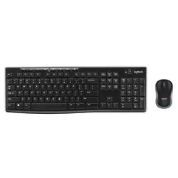Logitech 920-004513 MK270 Standard Wireless RF Wireless QWERTY black Mouse included (920-004513)
