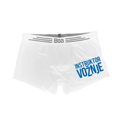 Muški donji veš Instruktor vožnje cs3904, Beli