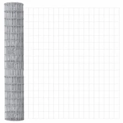 Vidaxl Evropska ograja 1,5 x 10 m PVC prevlečen železo