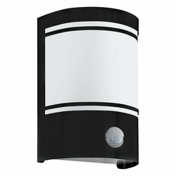 Eglo 99566 - Spoljašnje zidno svetlo sa senzorom CERNO 1xE27/40W/230V IP44