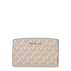 MICHAEL Michael Kors Denarnica ecru/temno rjava