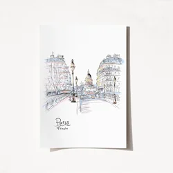 Wallity Poster France Paris-2029, 42x59,4 cm